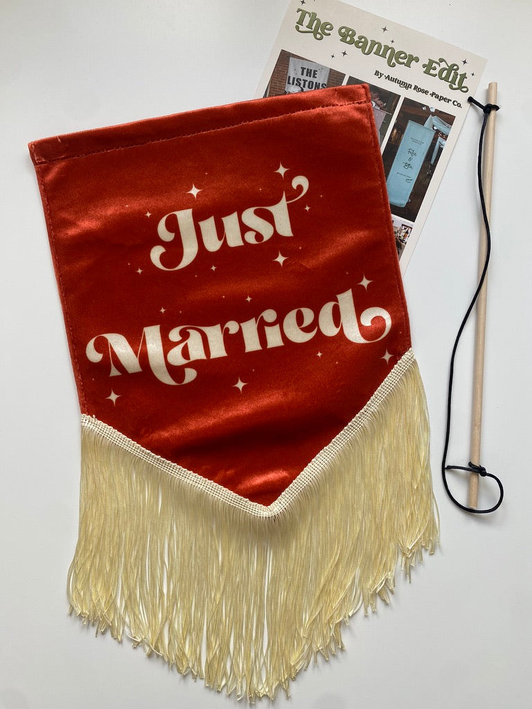 Just Married | Rust banner