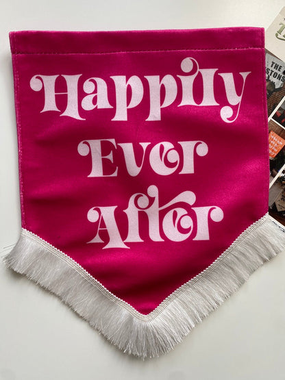 Happily Ever After | Pink banner