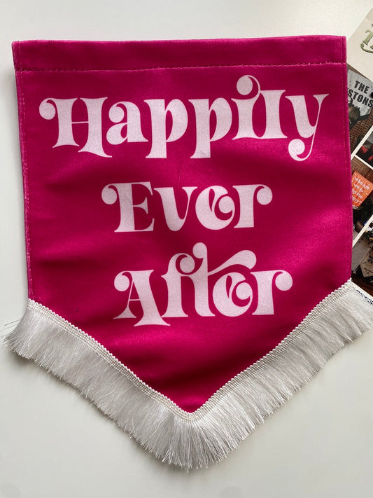 Happily Ever After | Pink banner