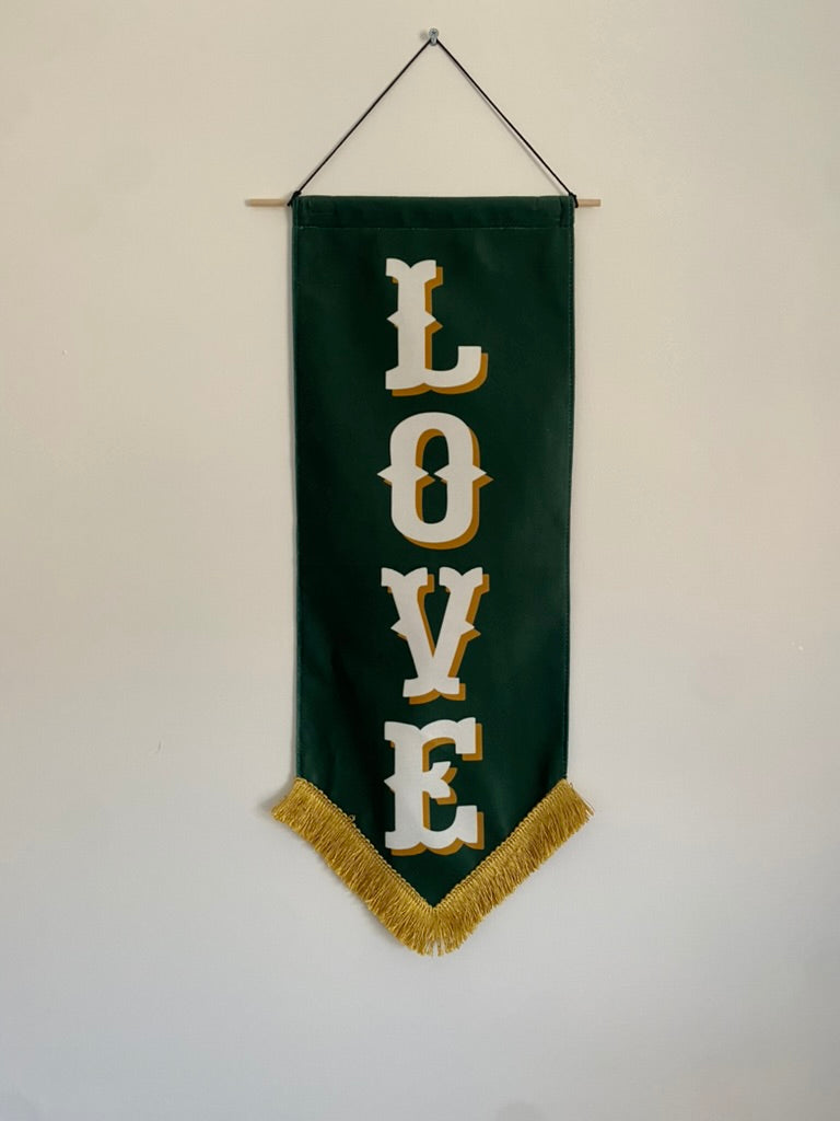 LOVE | Velvet Wedding Banner
