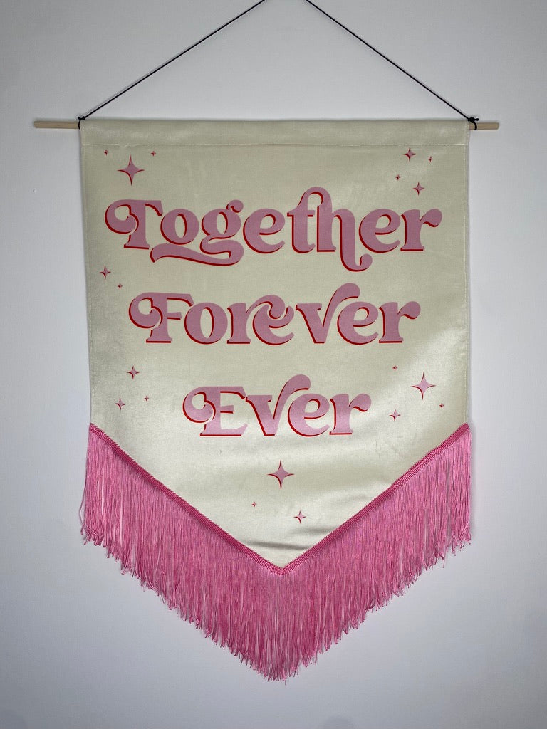 Together | Wedding Velvet Banner