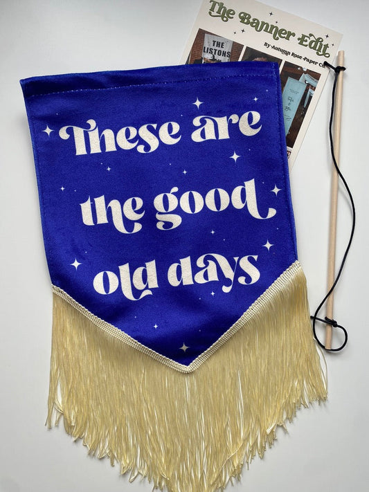 Good Old Days | Blue Wedding Banner