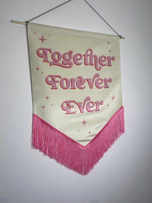 Together | Wedding Velvet Banner
