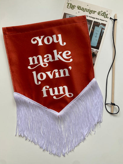 You Make Lovin' Fun | Rust banner