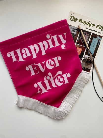 Happily Ever After | Pink banner