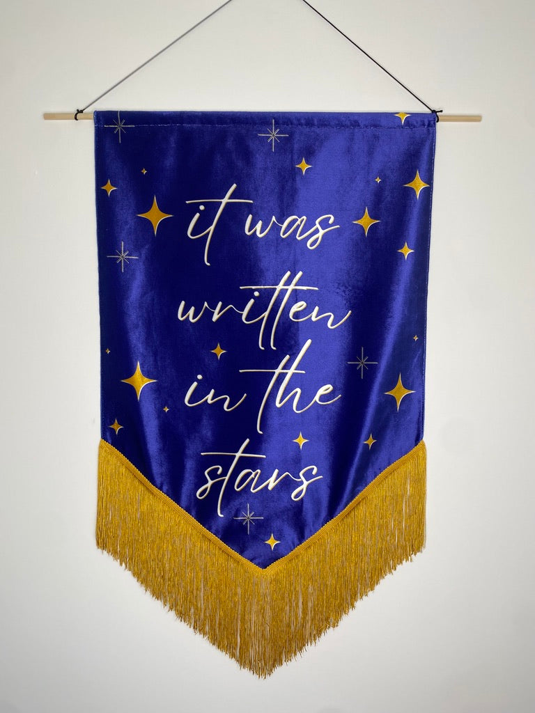 Written in the stars | Velvet Banner