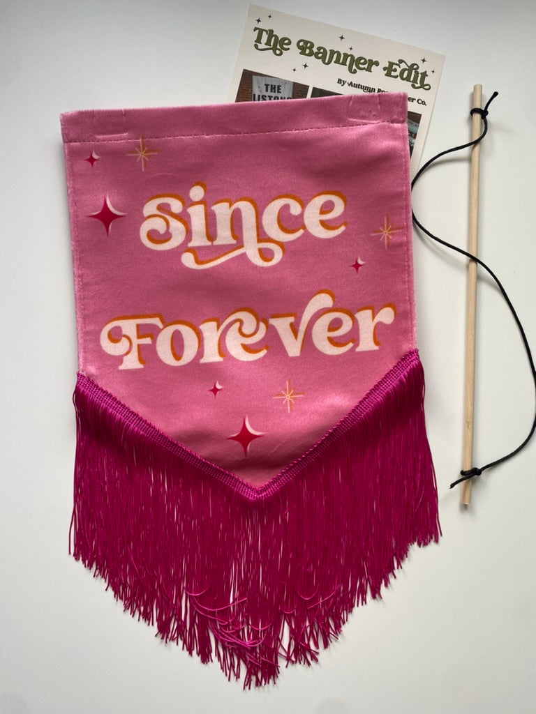 Since Forever | Velvet Wedding Banner