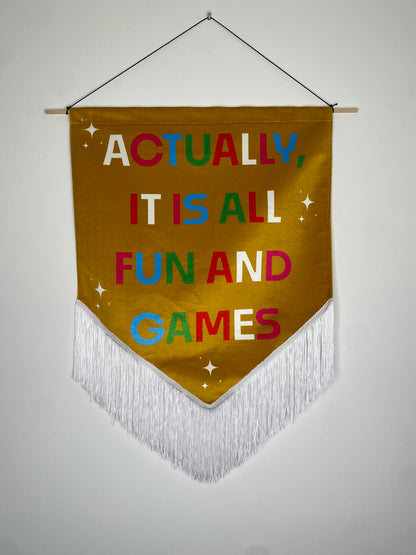 Fun and Games | Velvet Banner