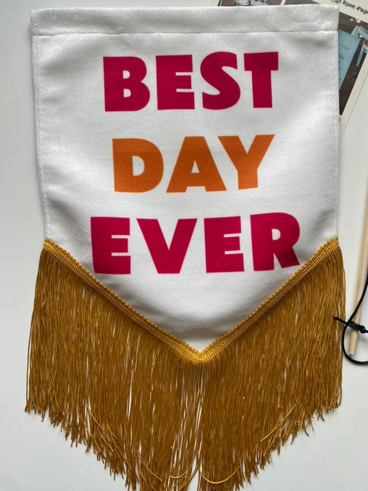 Best Day Ever | Velvet Wedding Banner