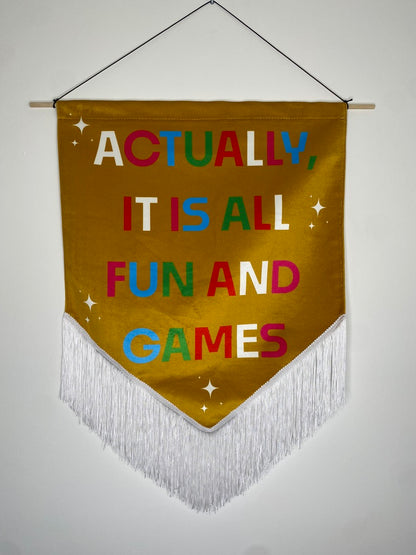 Fun and Games | Velvet Banner
