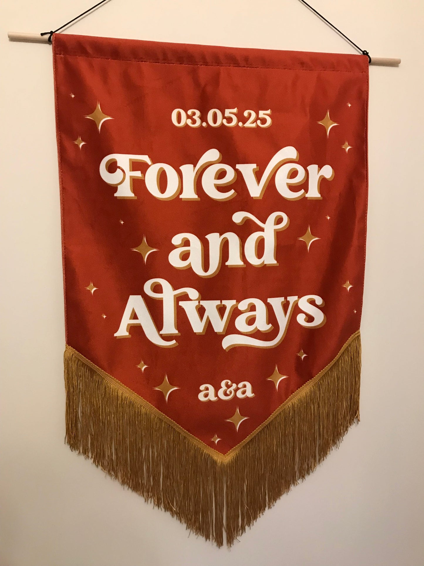 50cm x 60cm Velvet Decor Banner MEDIUM