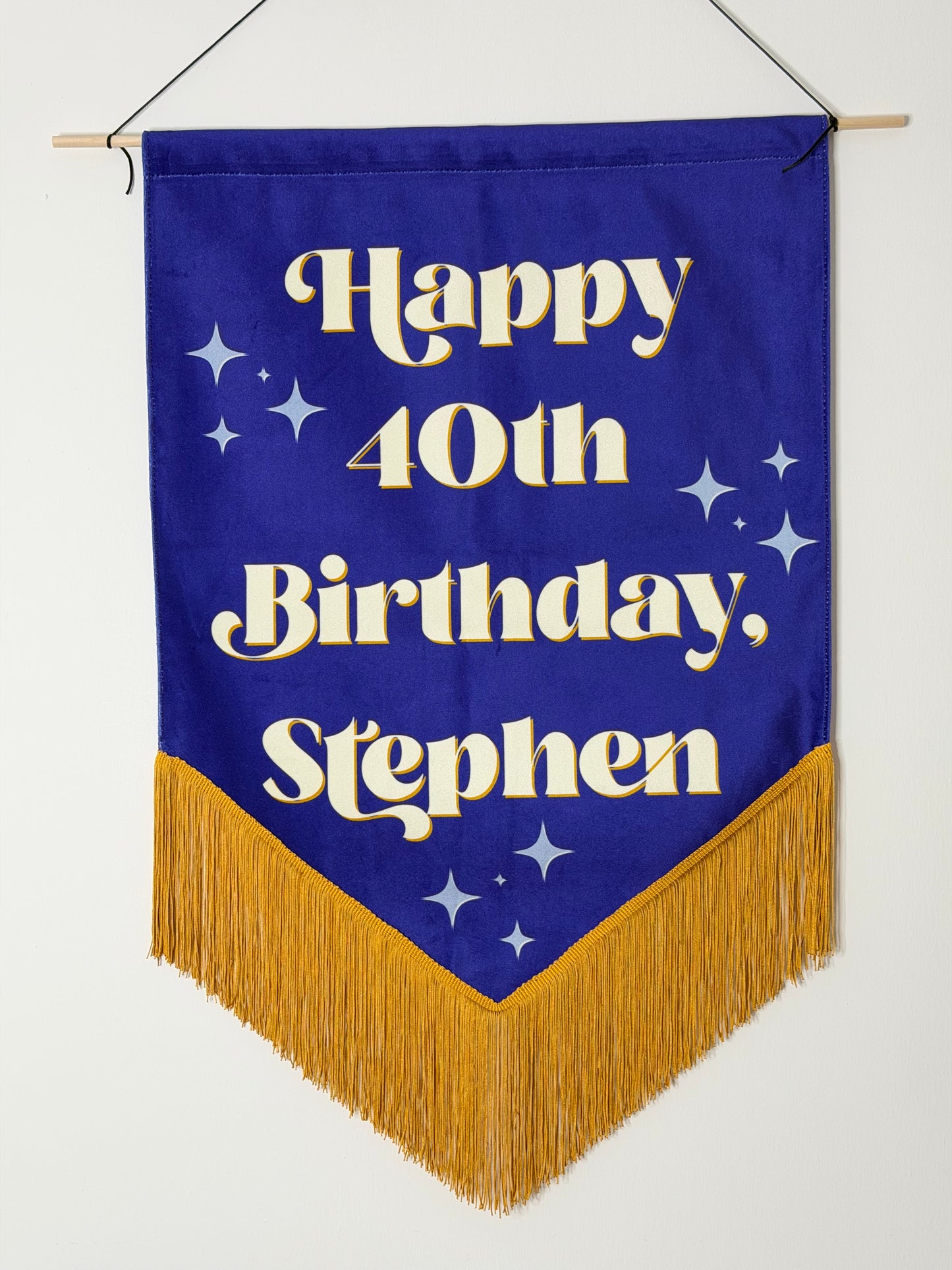 Velvet Decor Banner ~ Medium