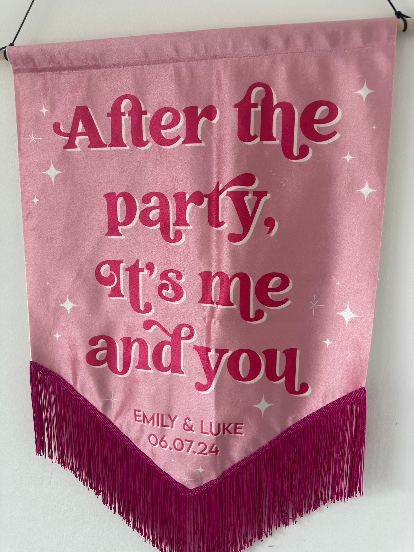 Velvet Decor Banner ~ Medium
