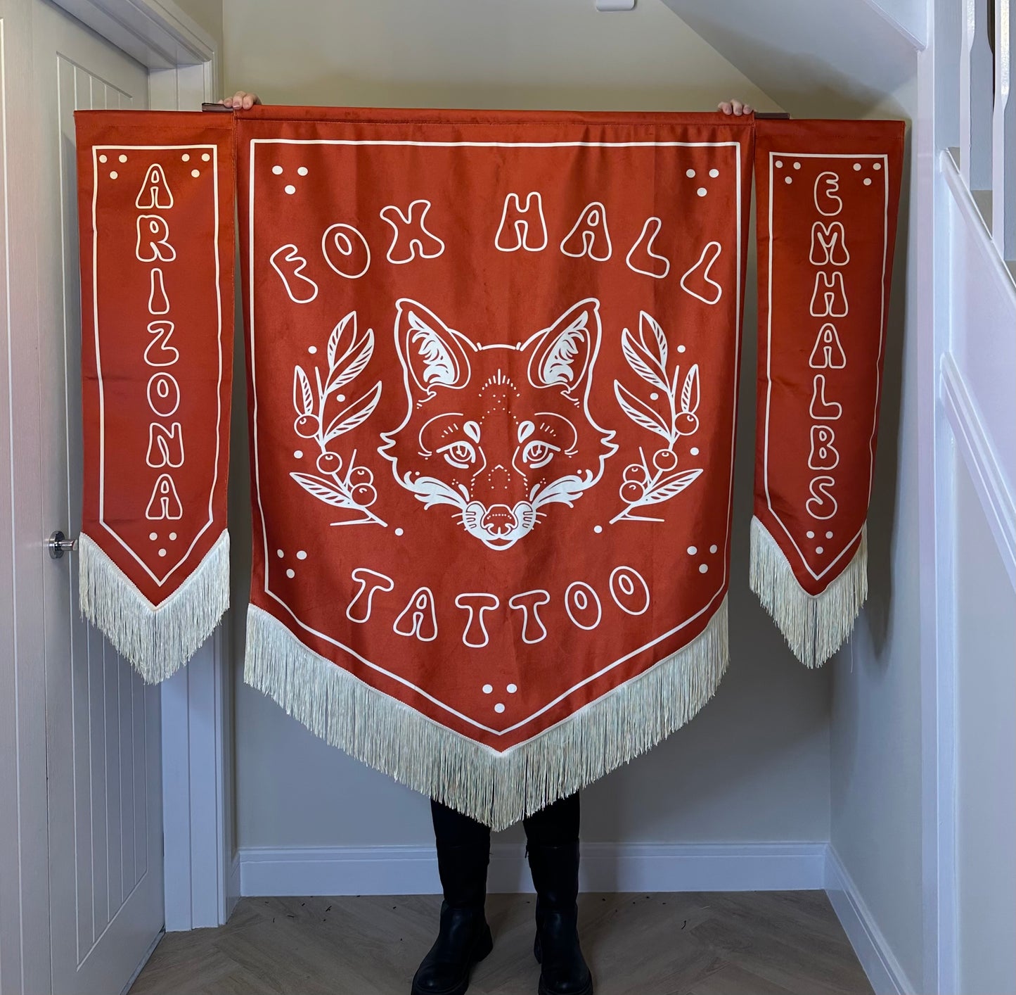 Tattoo Velvet Banner ~ Large