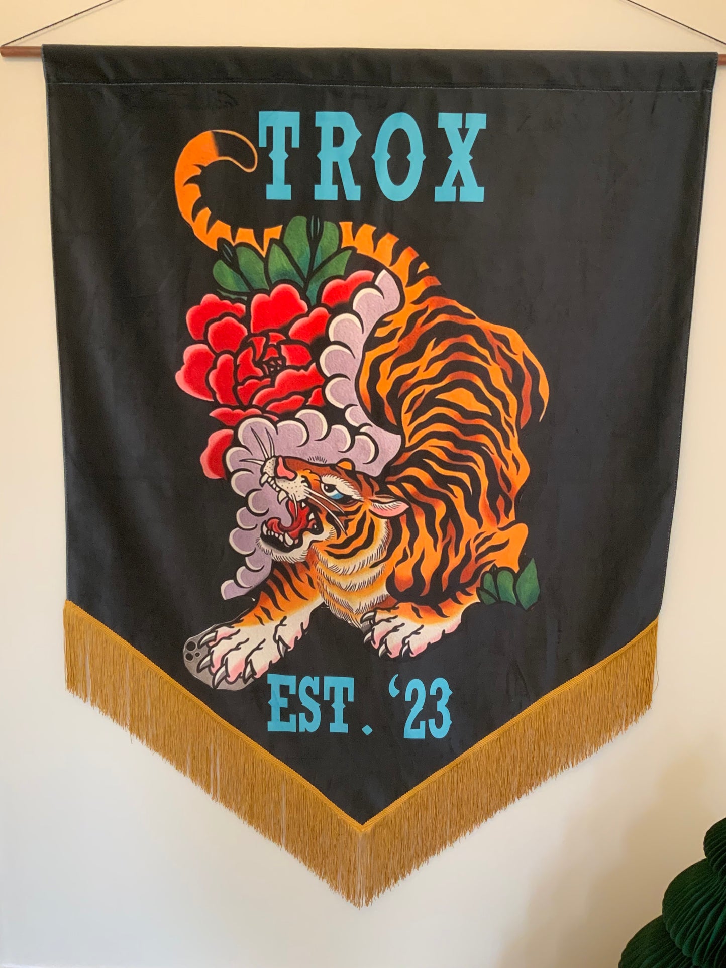 Tattoo Velvet Banner ~ Large
