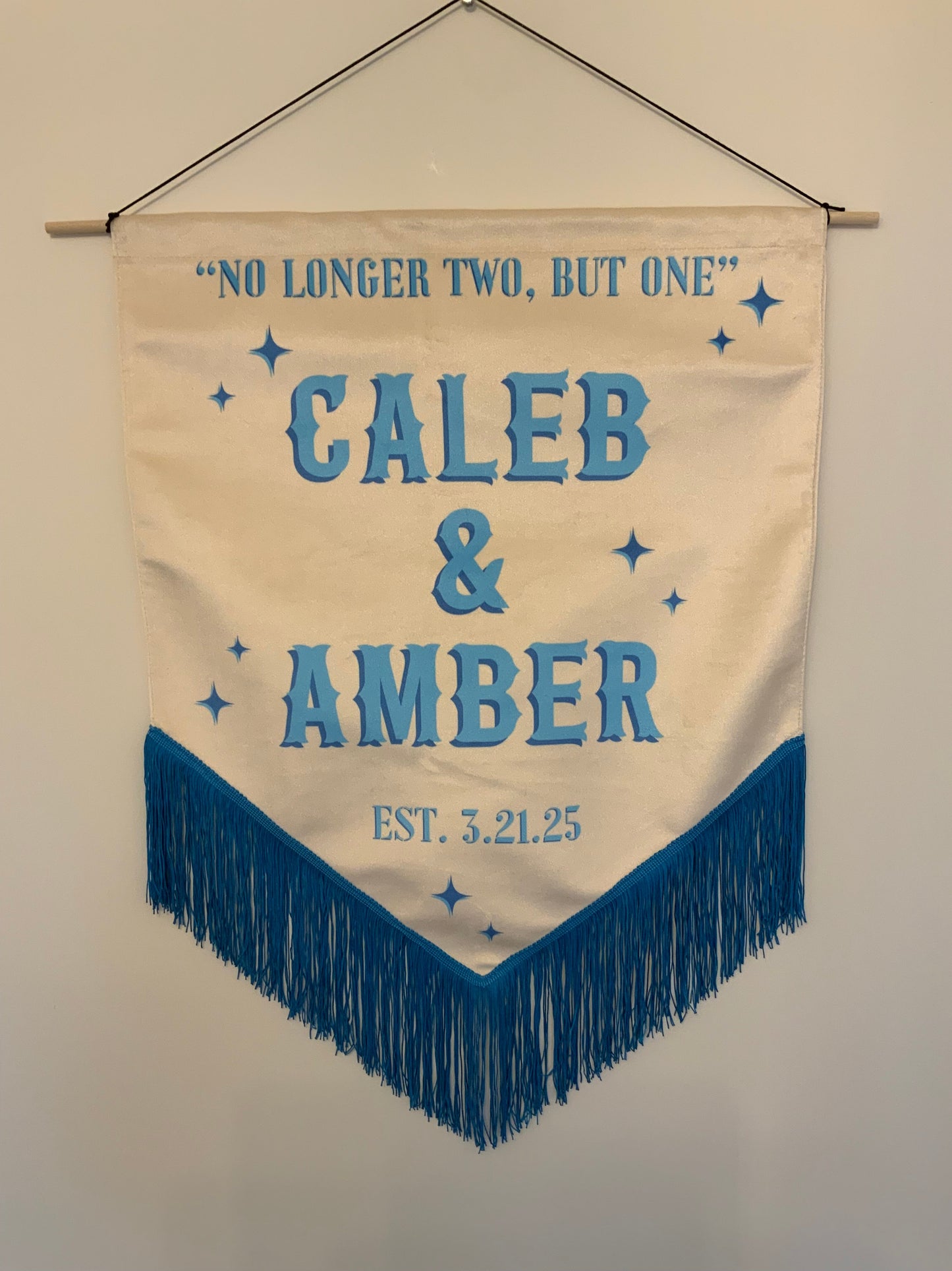 Velvet Wedding Banner ~ Medium