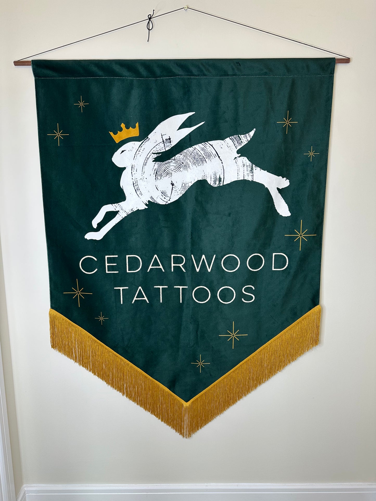 Tattoo Velvet Banner ~ Large