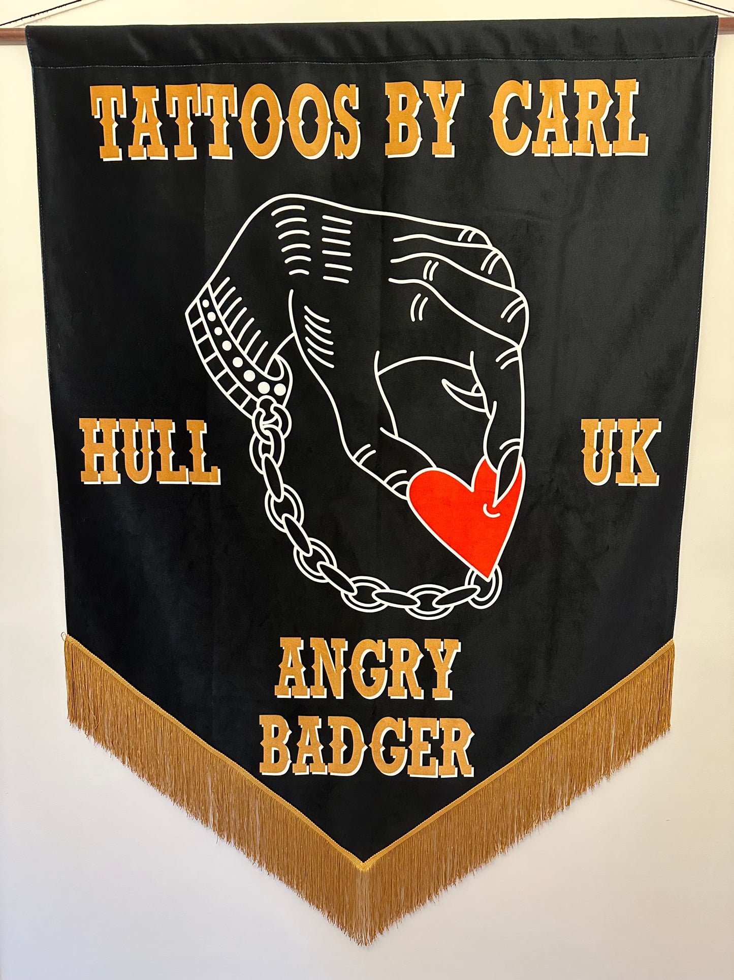Tattoo Velvet Banner ~ Large