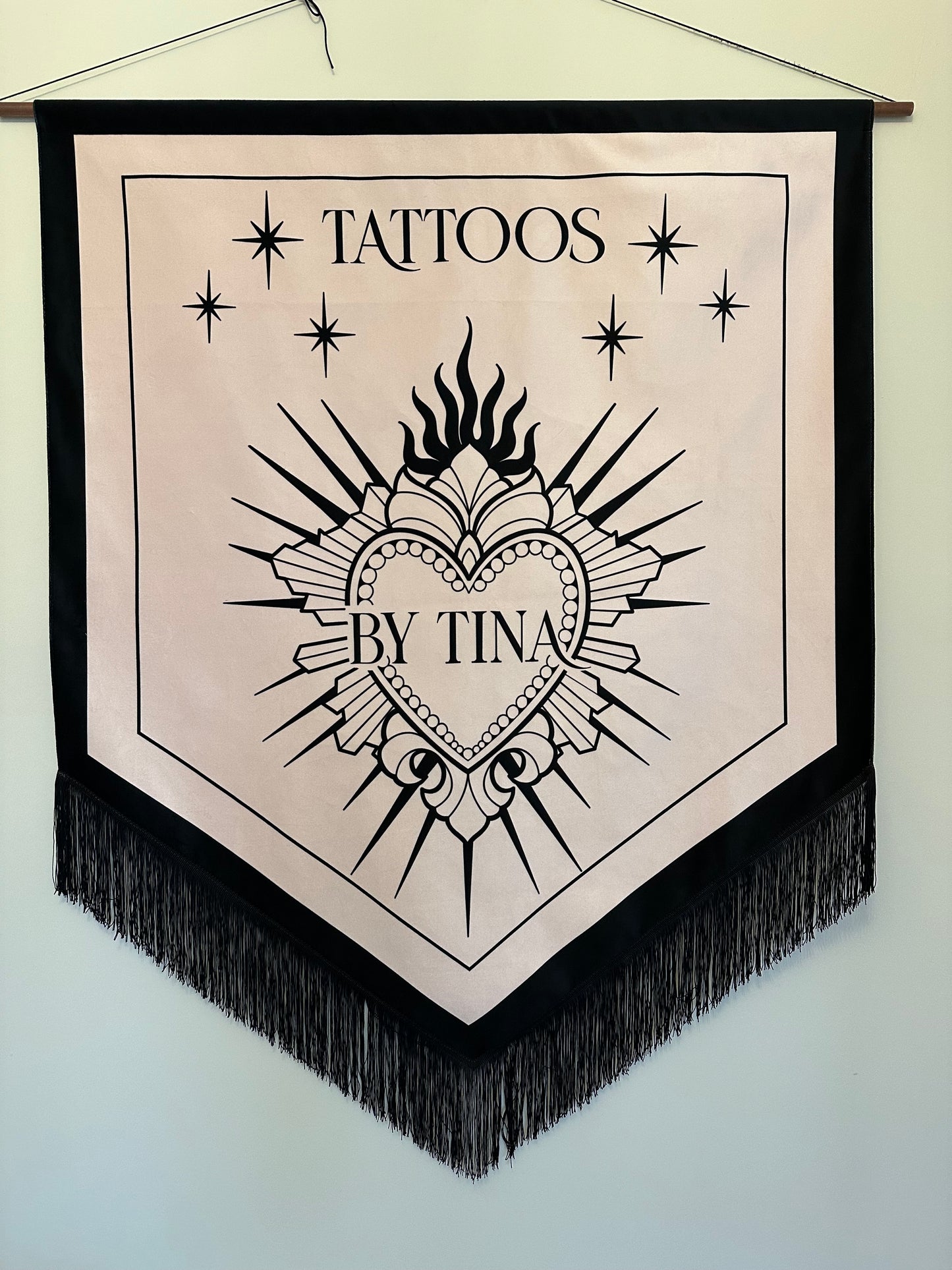 Tattoo Velvet Banner ~ Large