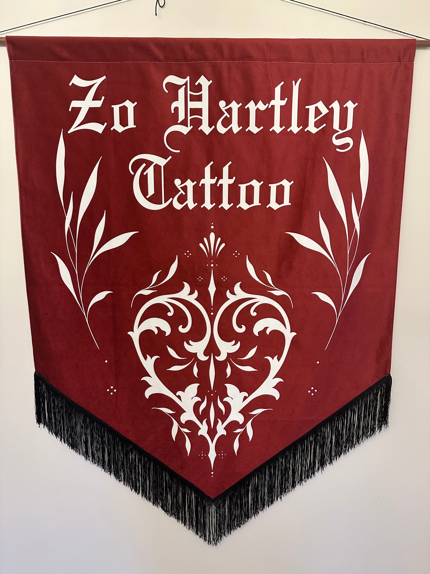 Tattoo Velvet Banner ~ Large