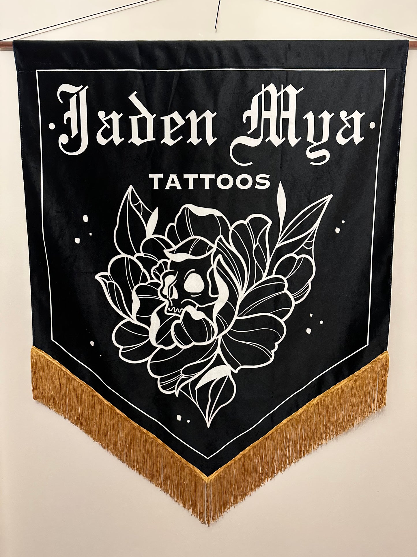 Tattoo Velvet Banner ~ Large