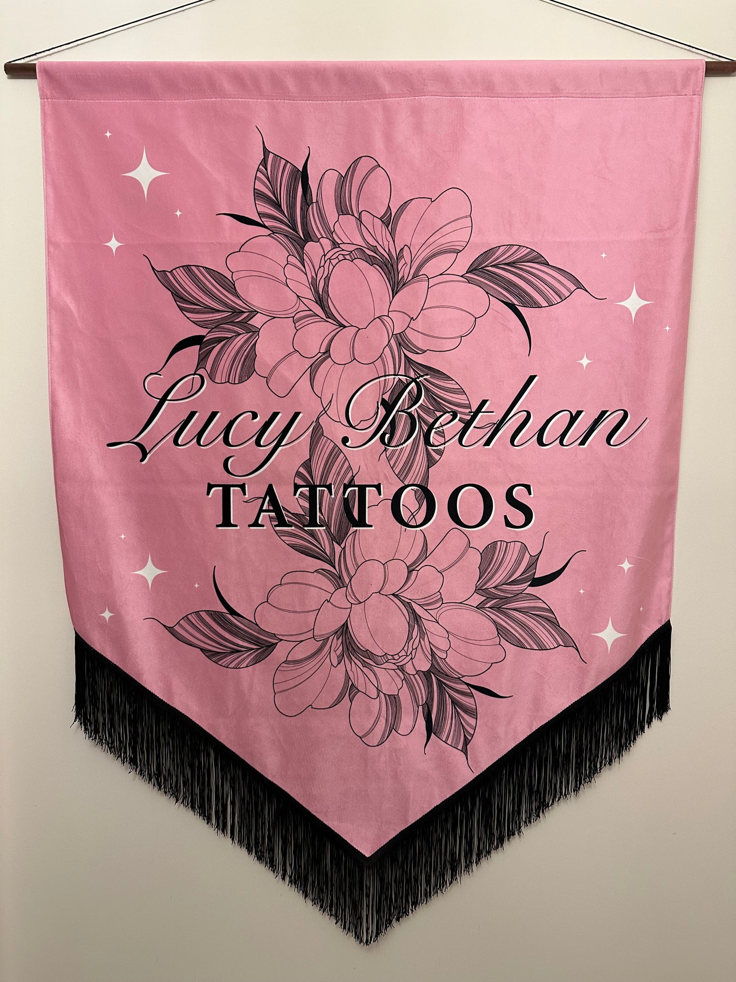 Tattoo Velvet Banner ~ Large