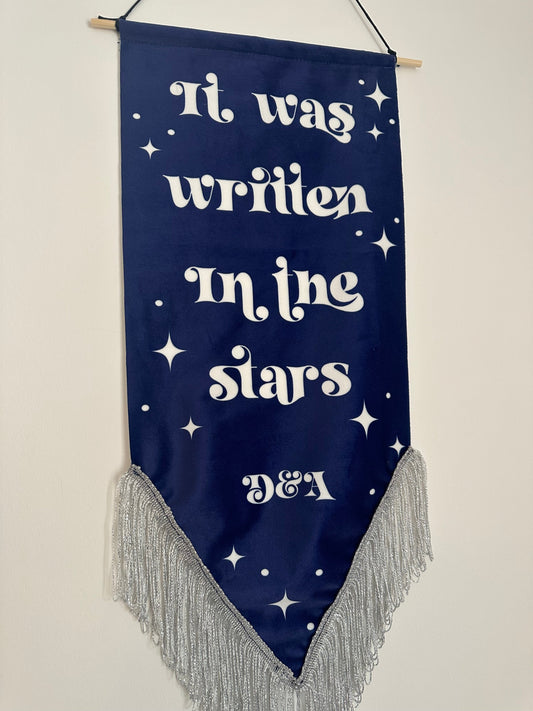 25cm x 60cm Velvet Decor Banner SMALL