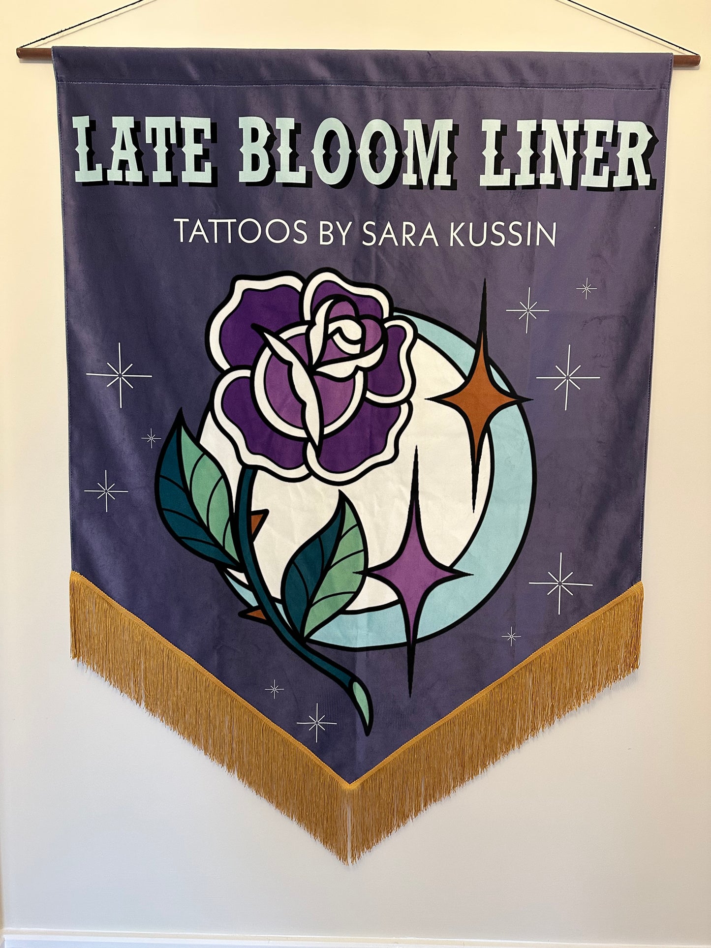 Tattoo Velvet Banner ~ Large
