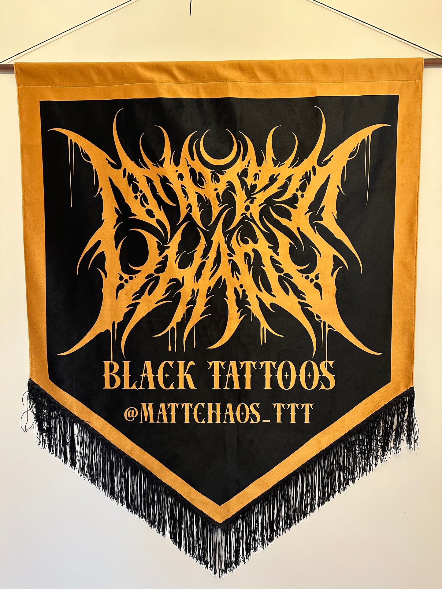 Tattoo Velvet Banner ~ Large