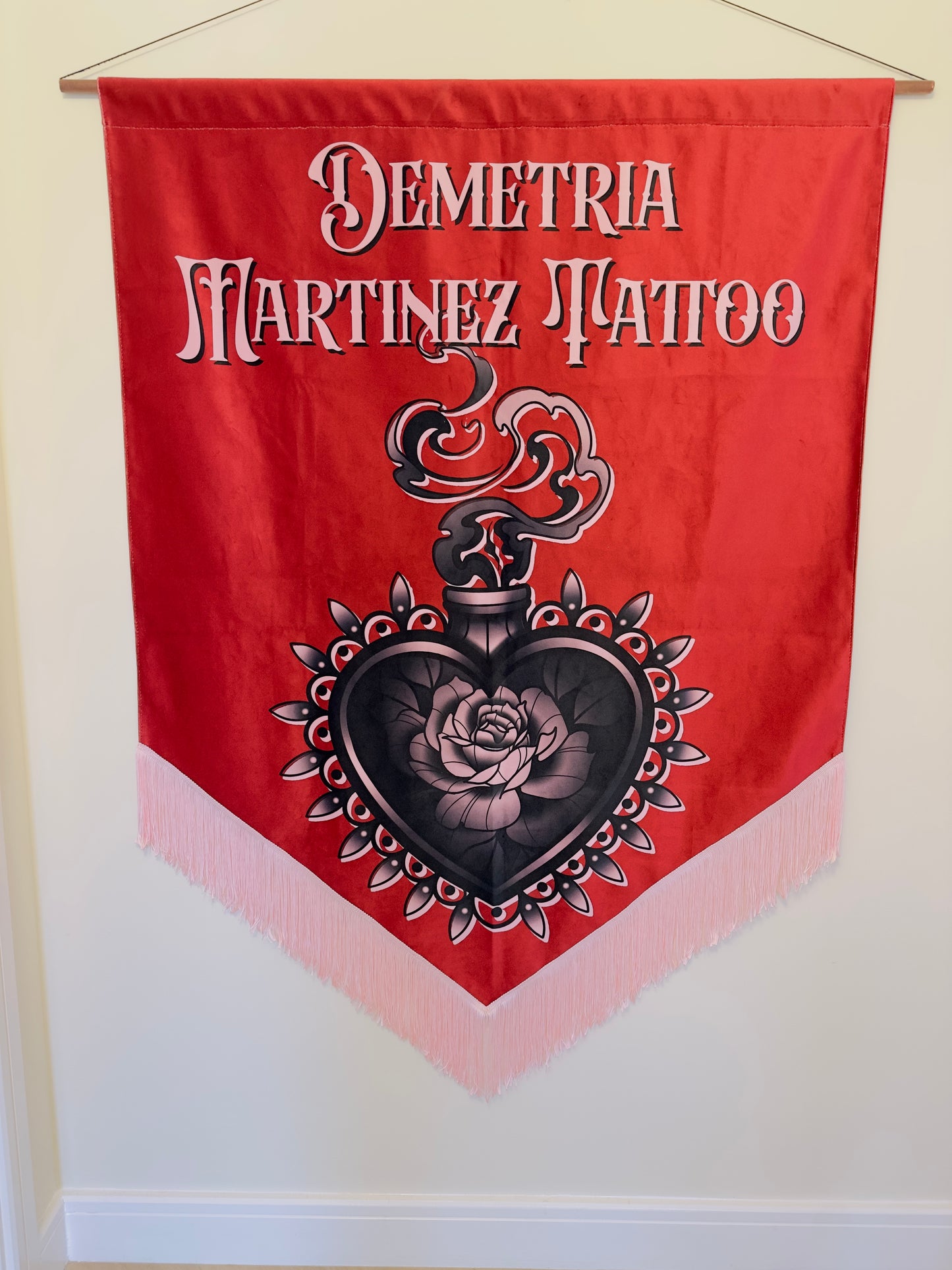 Tattoo Velvet Banner ~ Large
