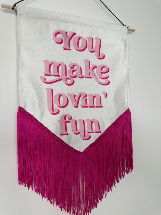 25cm x 30cm Velvet Banner Next Day Delivery