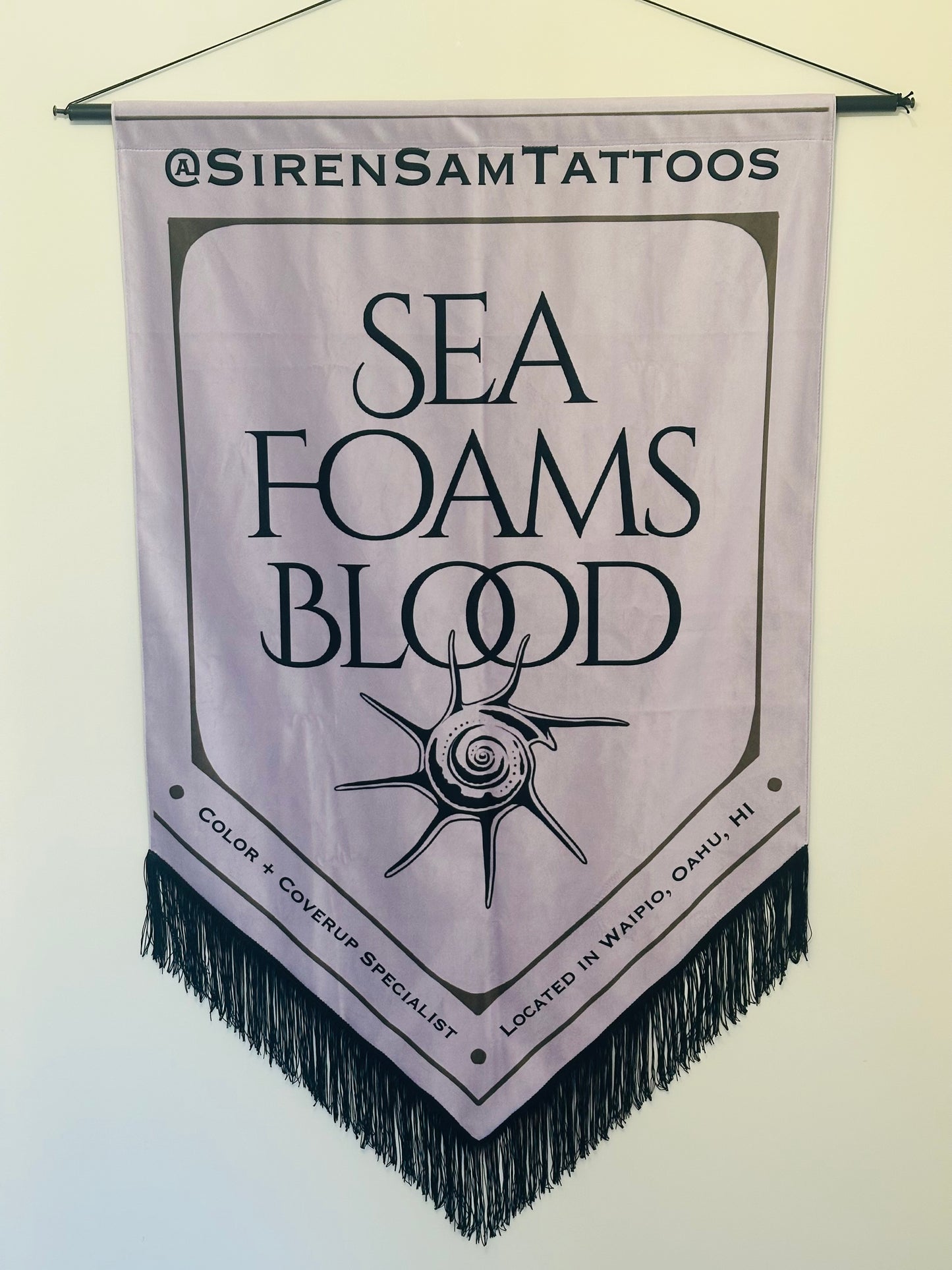 Tattoo Velvet Banner ~ Large