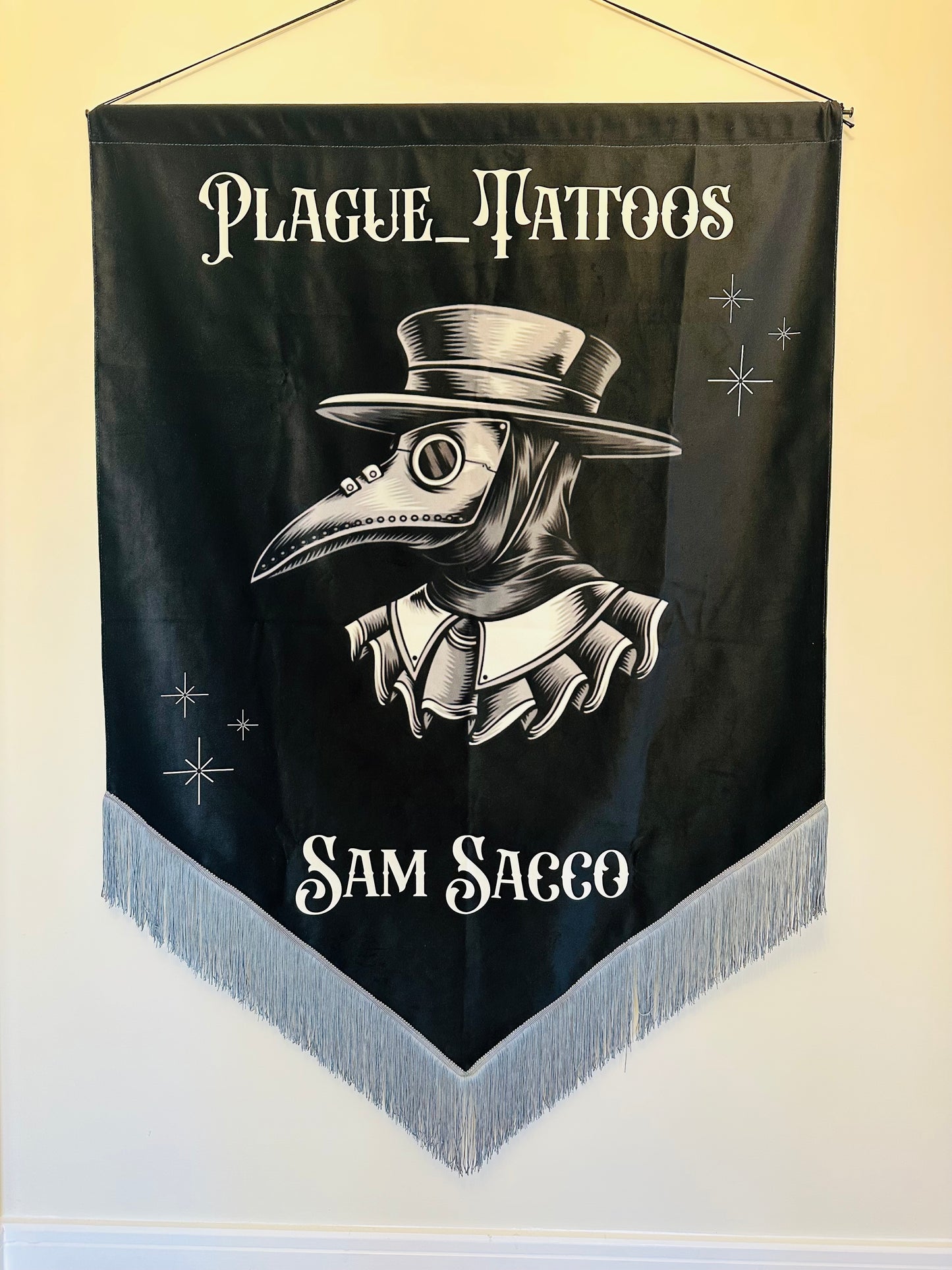 Tattoo Velvet Banner ~ Large