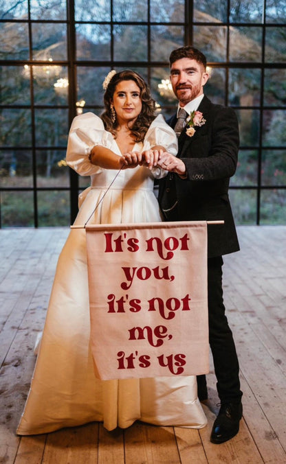 Velvet Wedding Banner ~ Medium