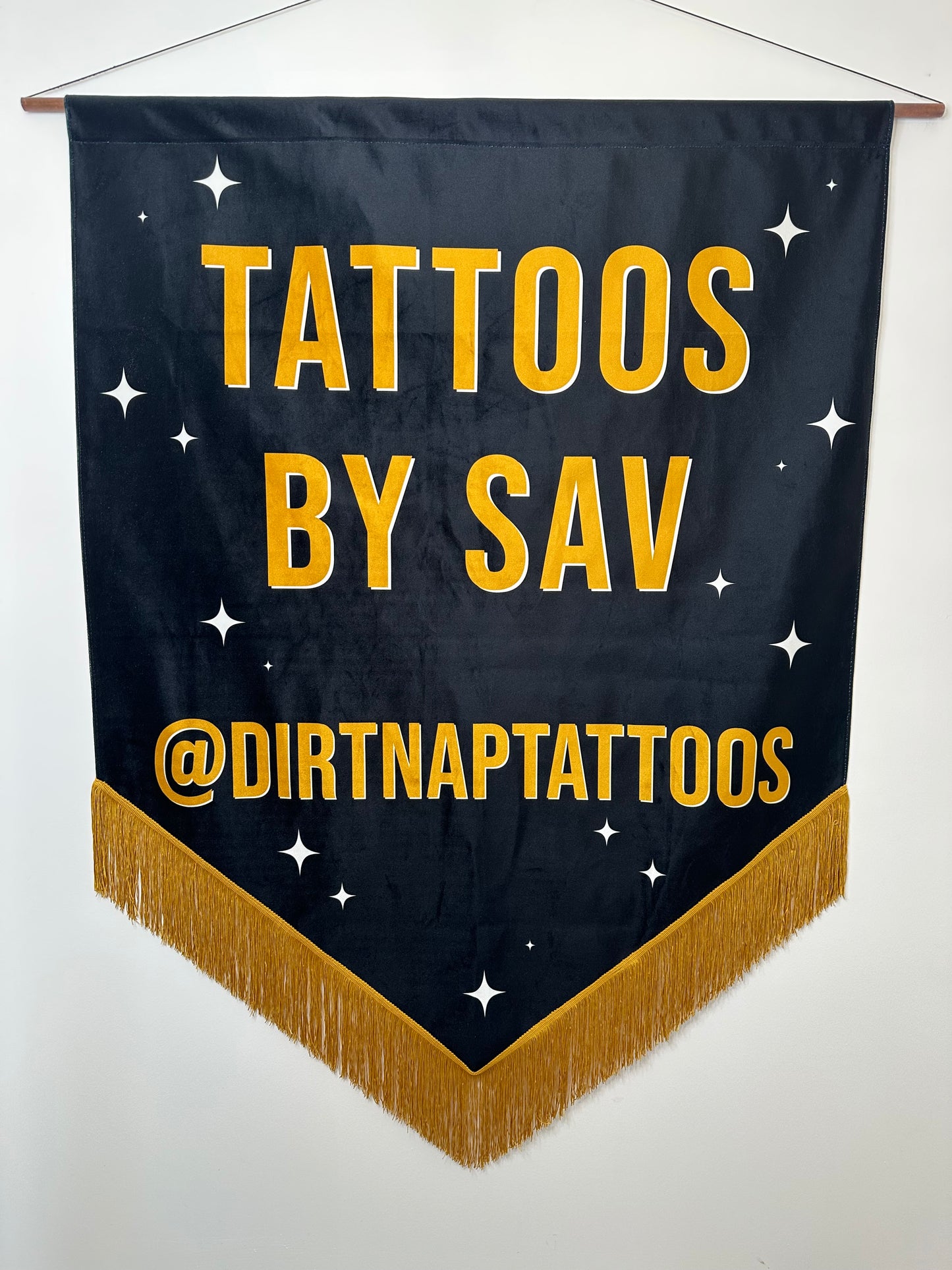 Tattoo Velvet Banner ~ Large