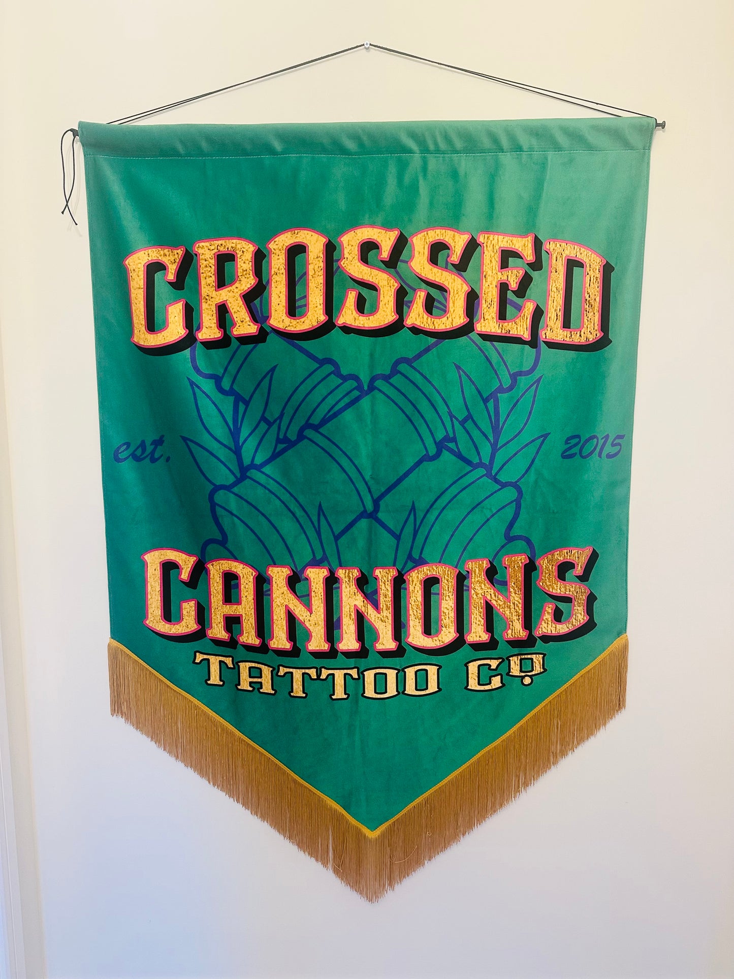 Tattoo Velvet Banner ~ Large