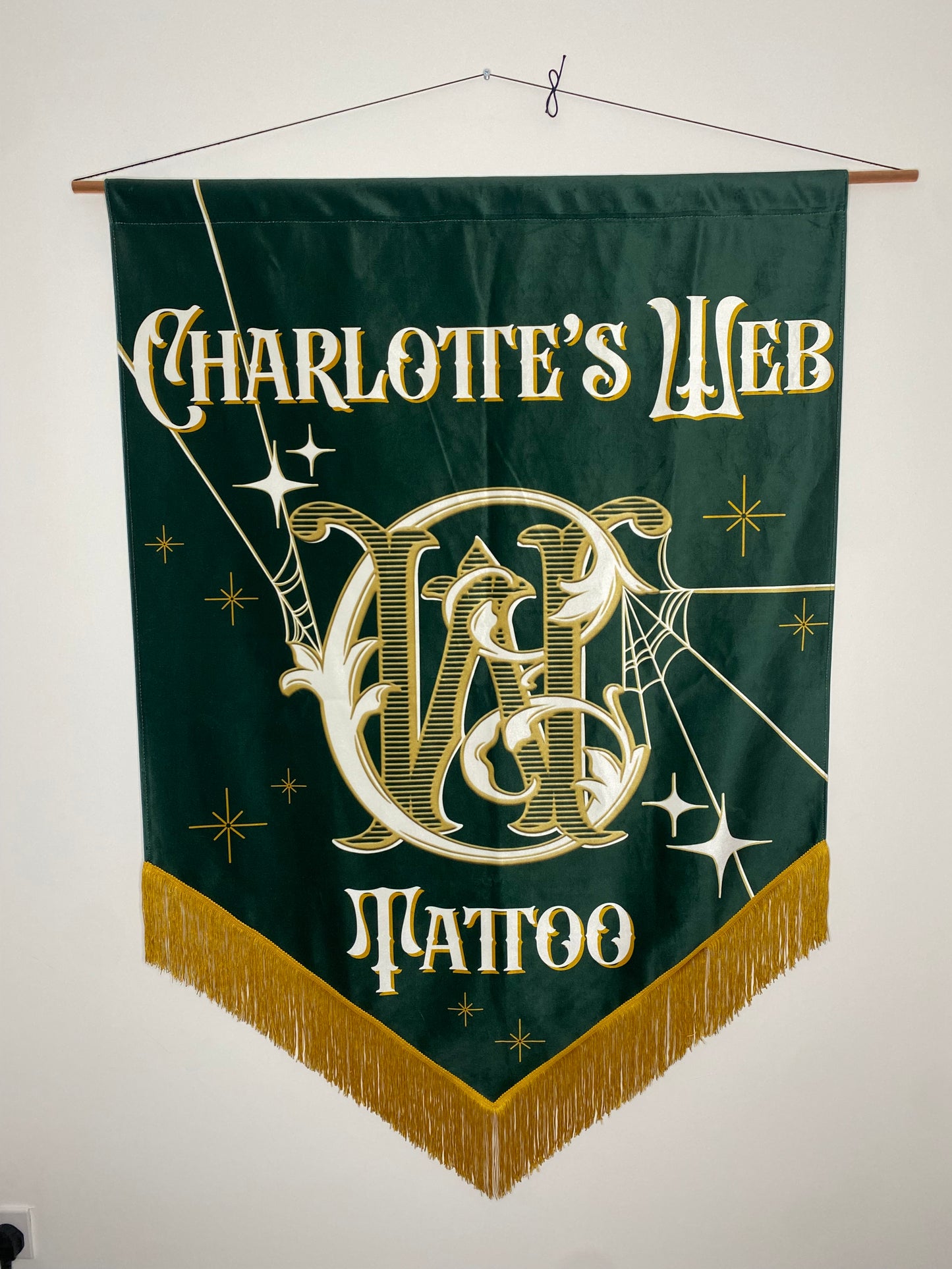 Tattoo Velvet Banner ~ Large