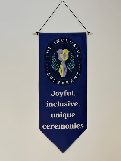 25cm x 60cm Velvet Decor Banner SMALL