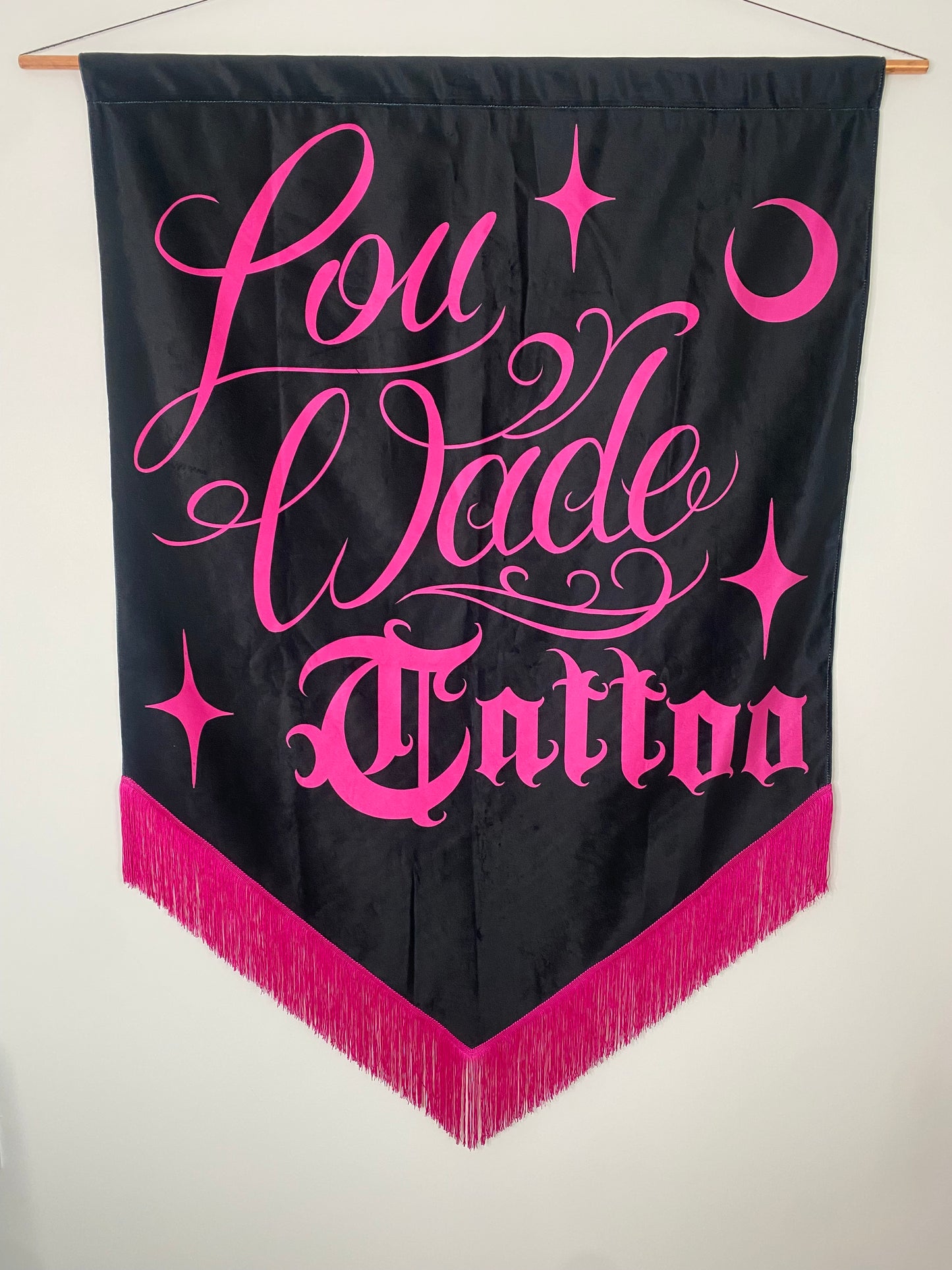 Tattoo Velvet Banner ~ Large