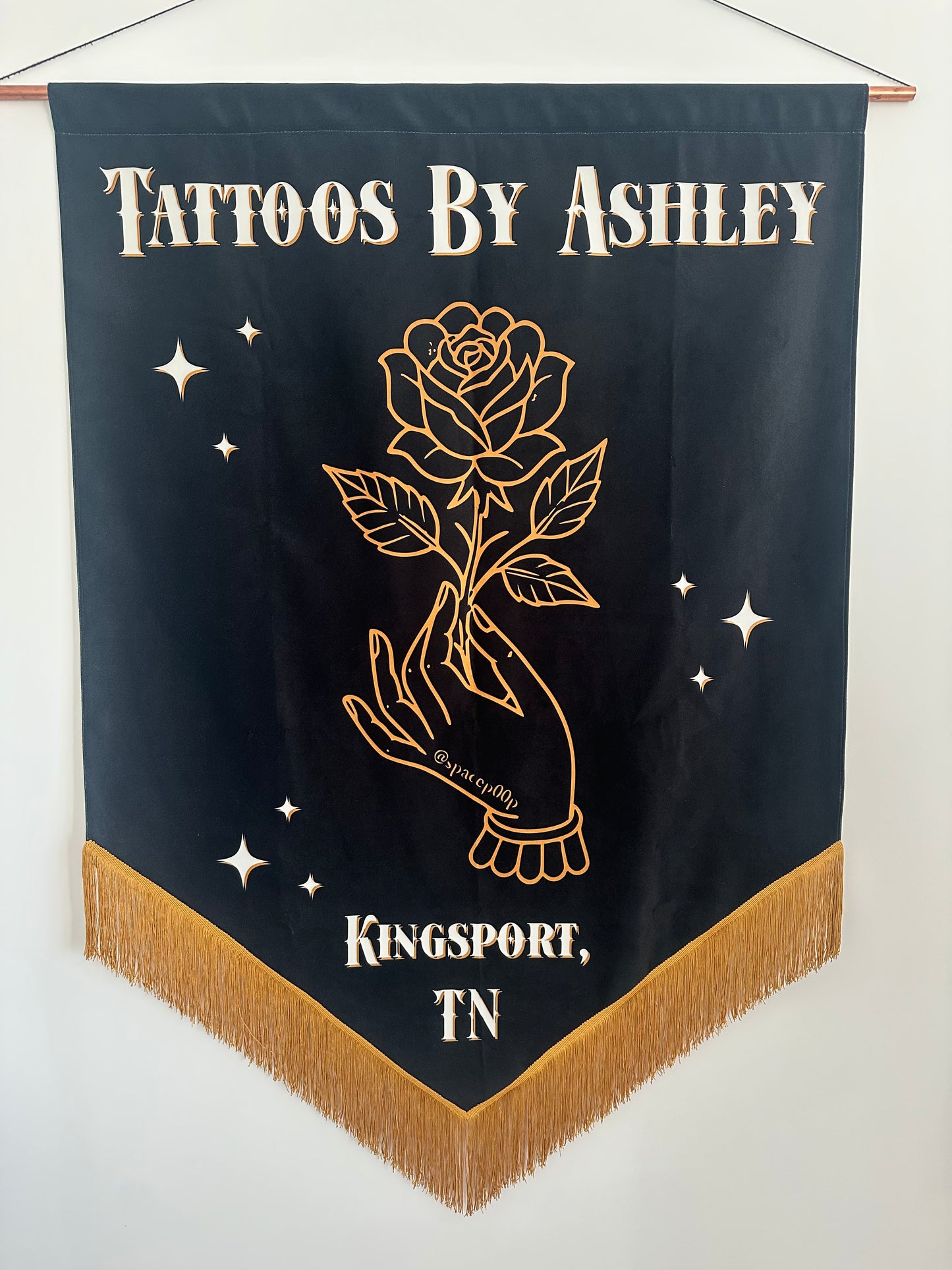 Tattoo Velvet Banner ~ Large