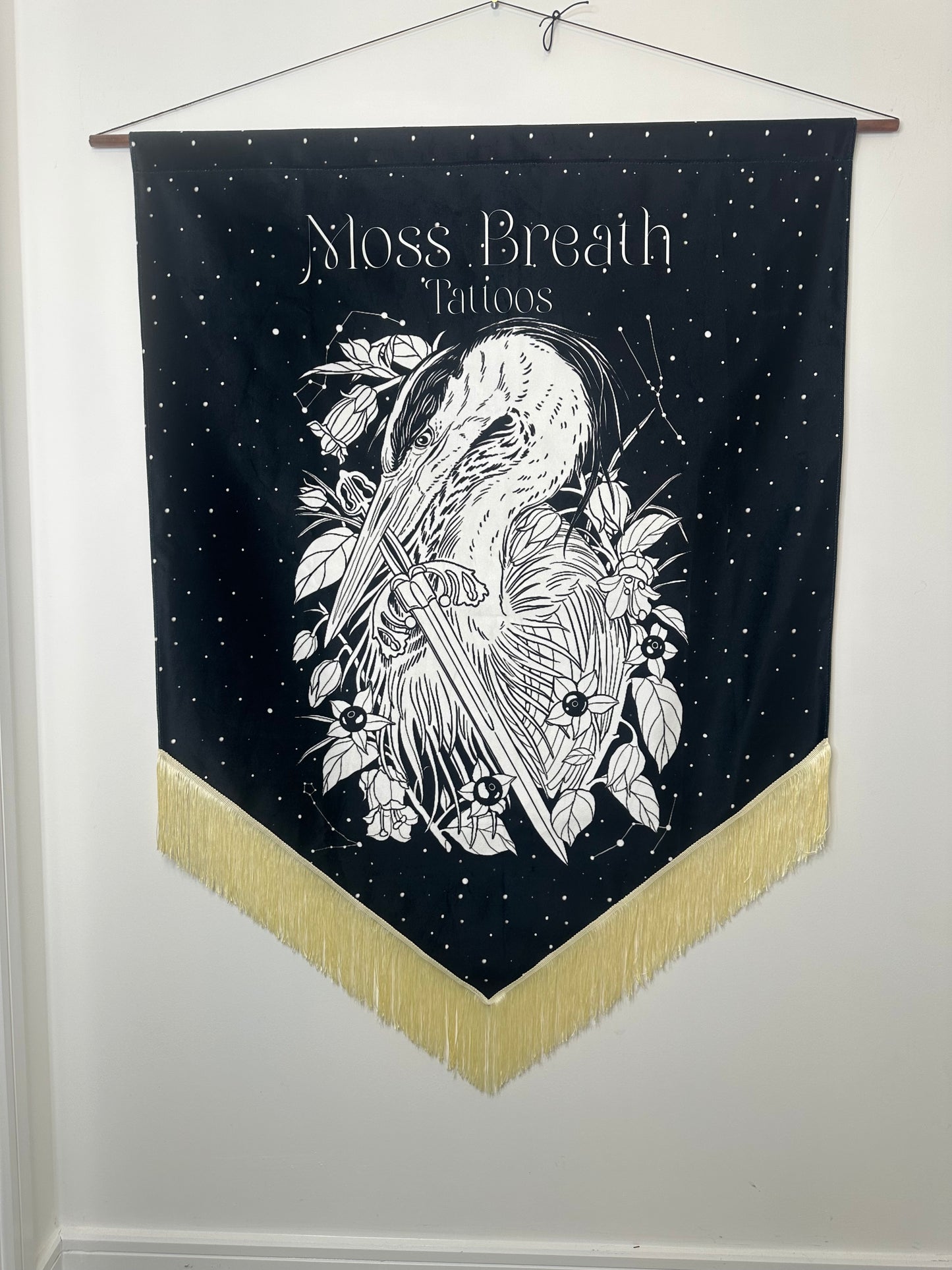 Tattoo Velvet Banner ~ Large