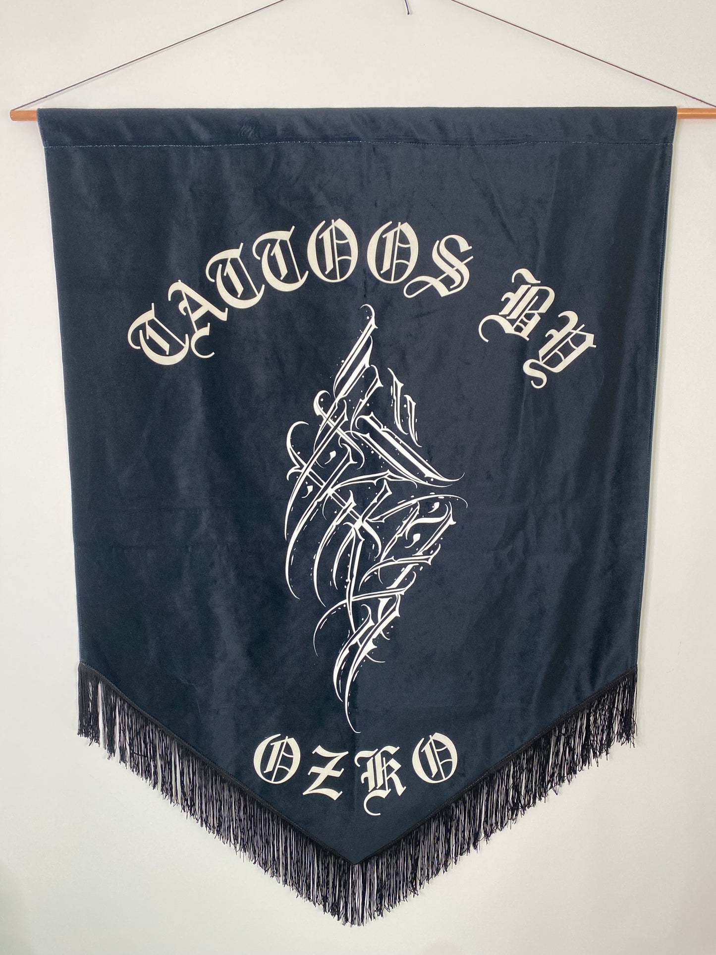Tattoo Velvet Banner ~ Large