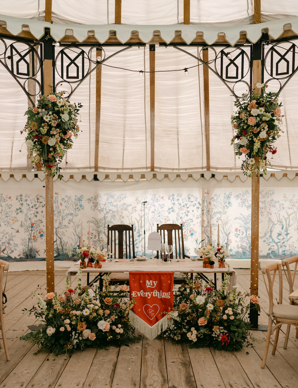 Velvet Wedding Banner ~ Medium